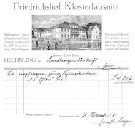 Rechnung von 1930